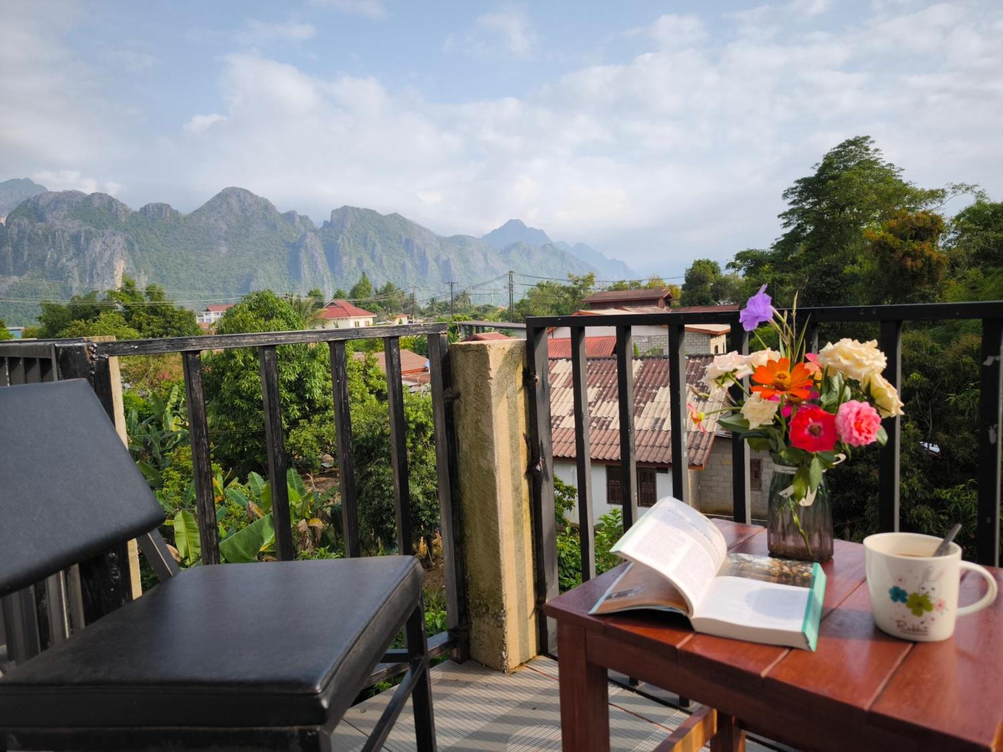 Dok Champa Resort Vang Vieng Exterior photo