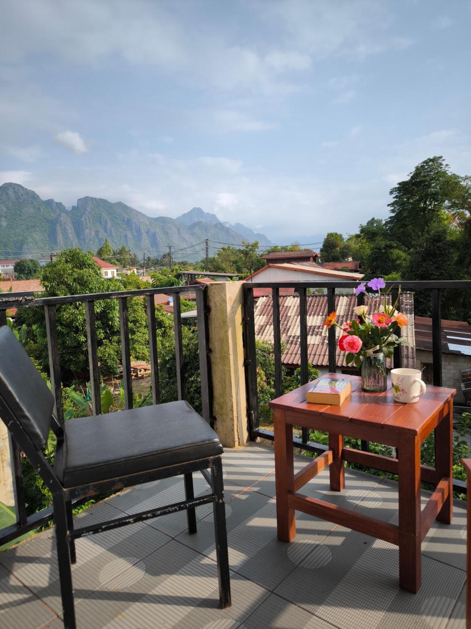Dok Champa Resort Vang Vieng Exterior photo